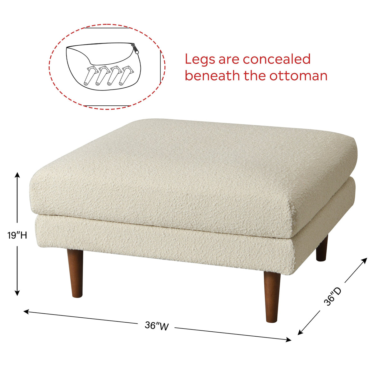 Samuel Upholstered Ottoman
