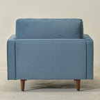 Tiziano Tufted Armchair with Accent Pillows