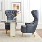 Letitia Faux Leather Wingback Chair
