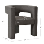 Herbert Modern Bouclé Armchair