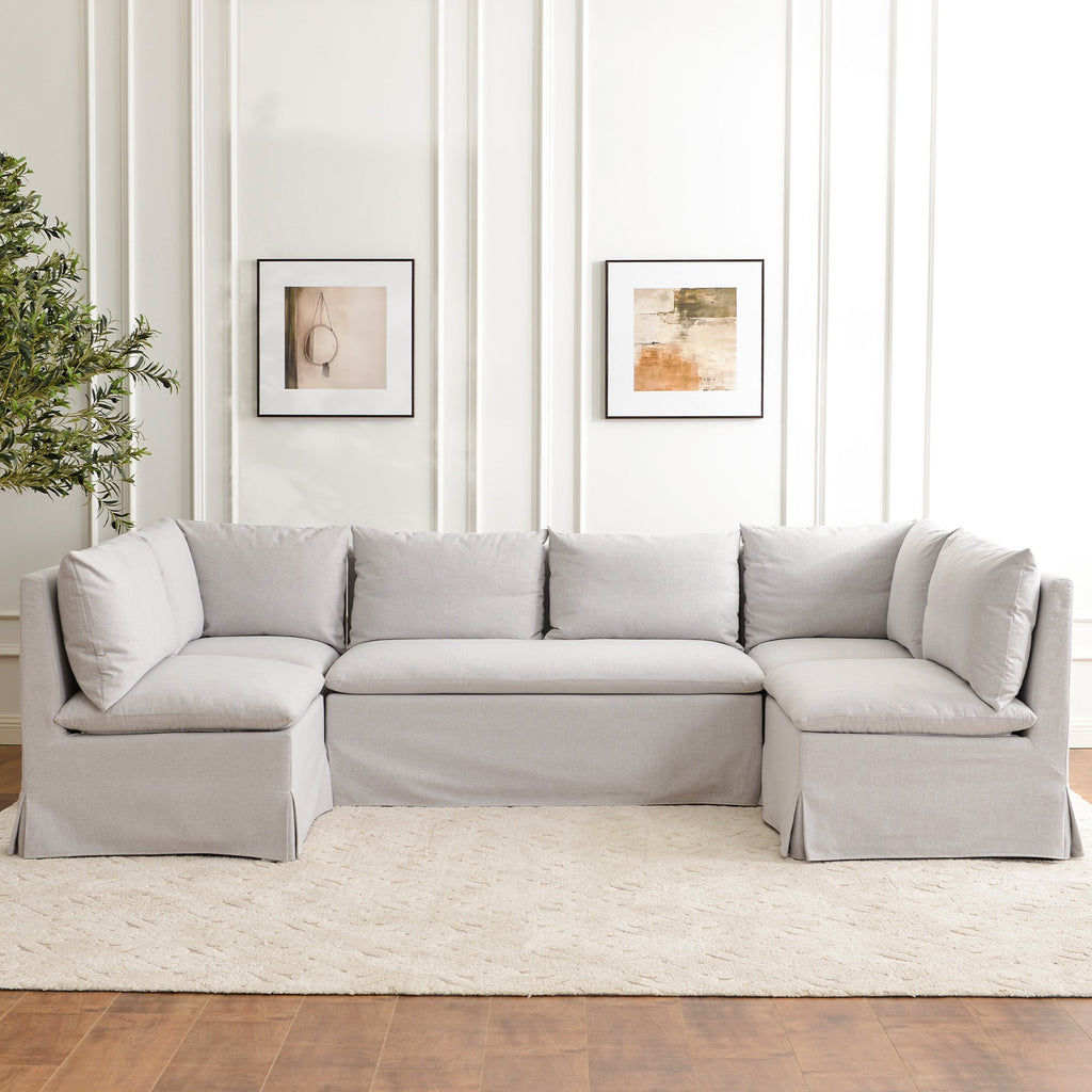 Nelly Slipcover Performance Dining Banquette
