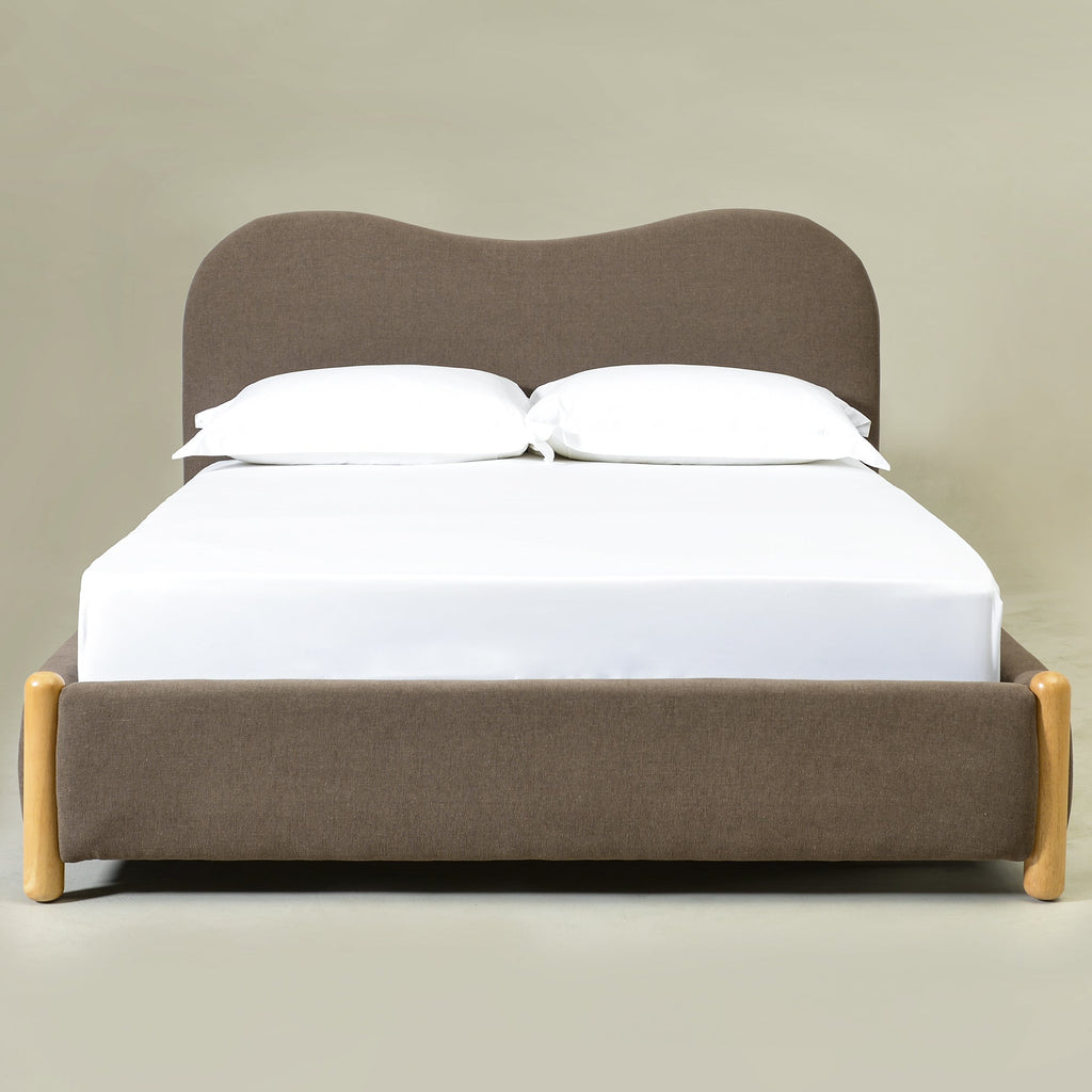 Dorothy Linen Platform Bed