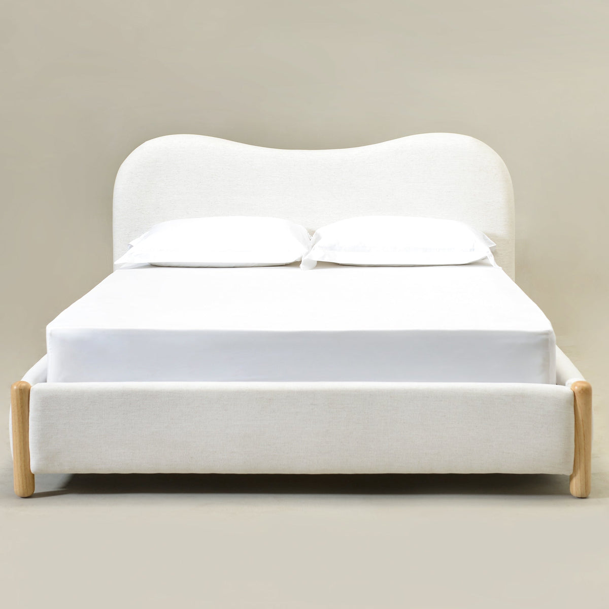 Dorothy Linen Platform Bed