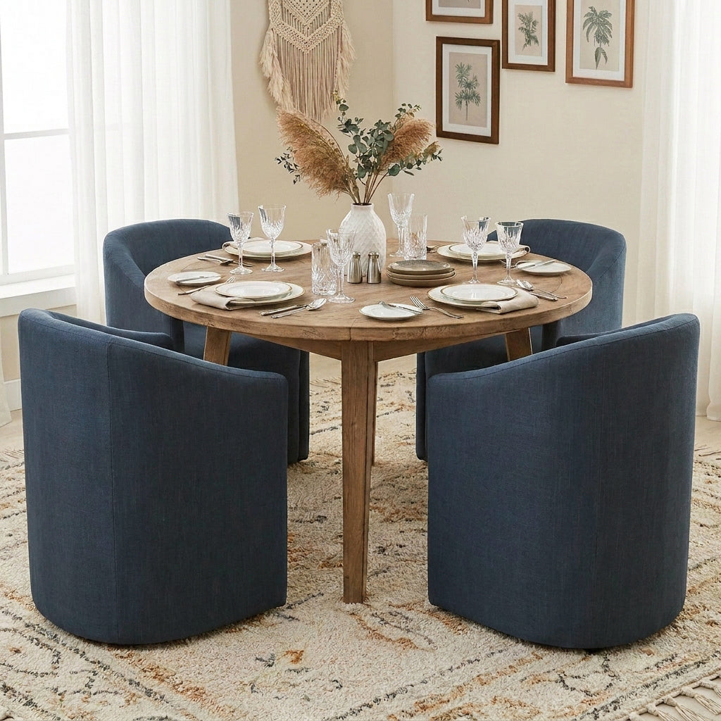 Rafa Performance Linen Dining Chair