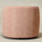 Ashlie Linen Swivel Barrel Chair