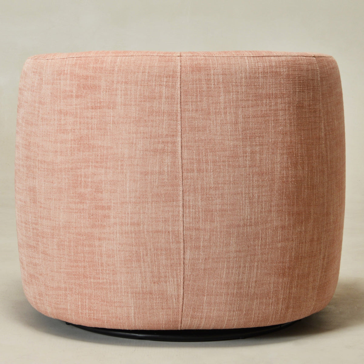Ashlie Linen Swivel Barrel Chair