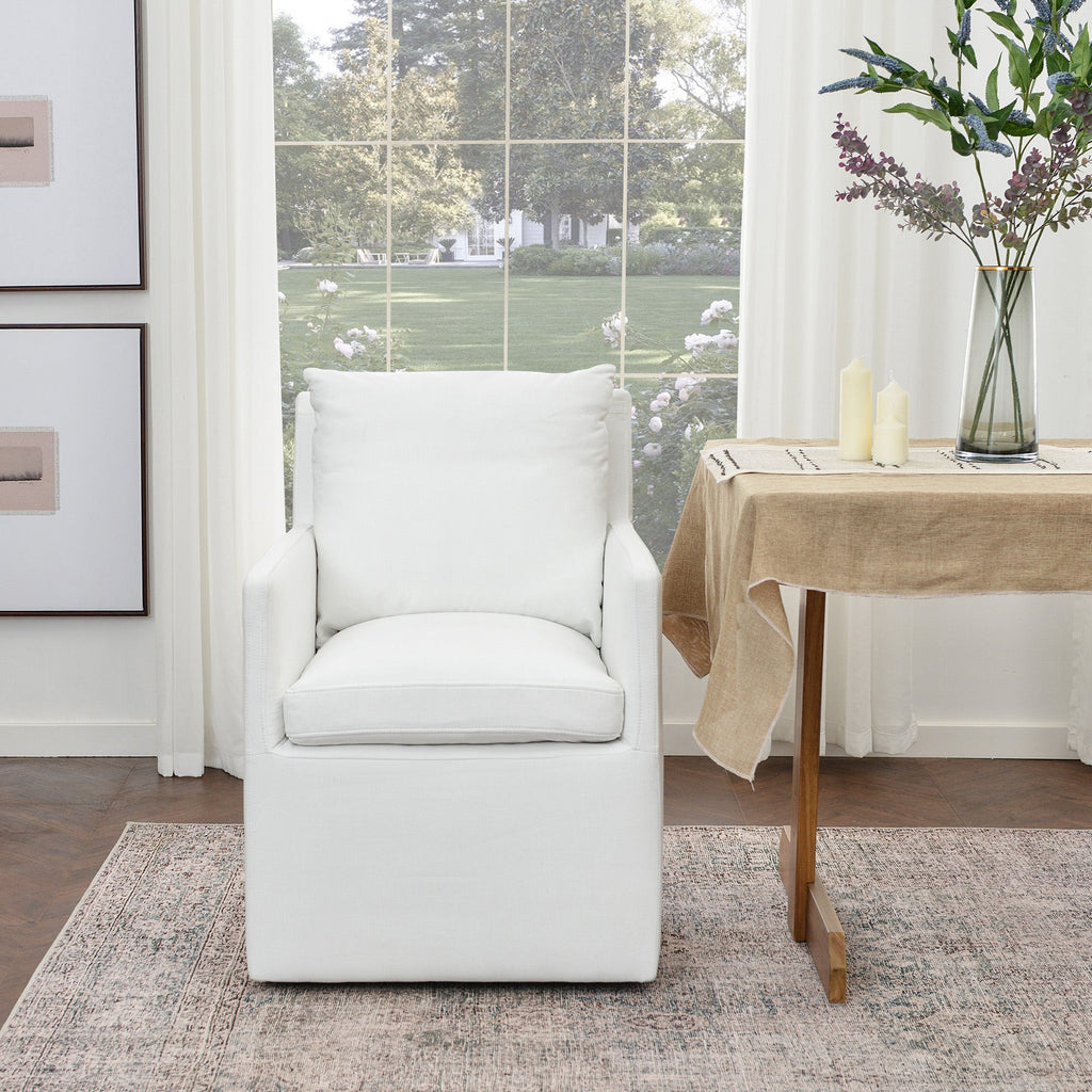 Sean Performance Linen Dining Chair