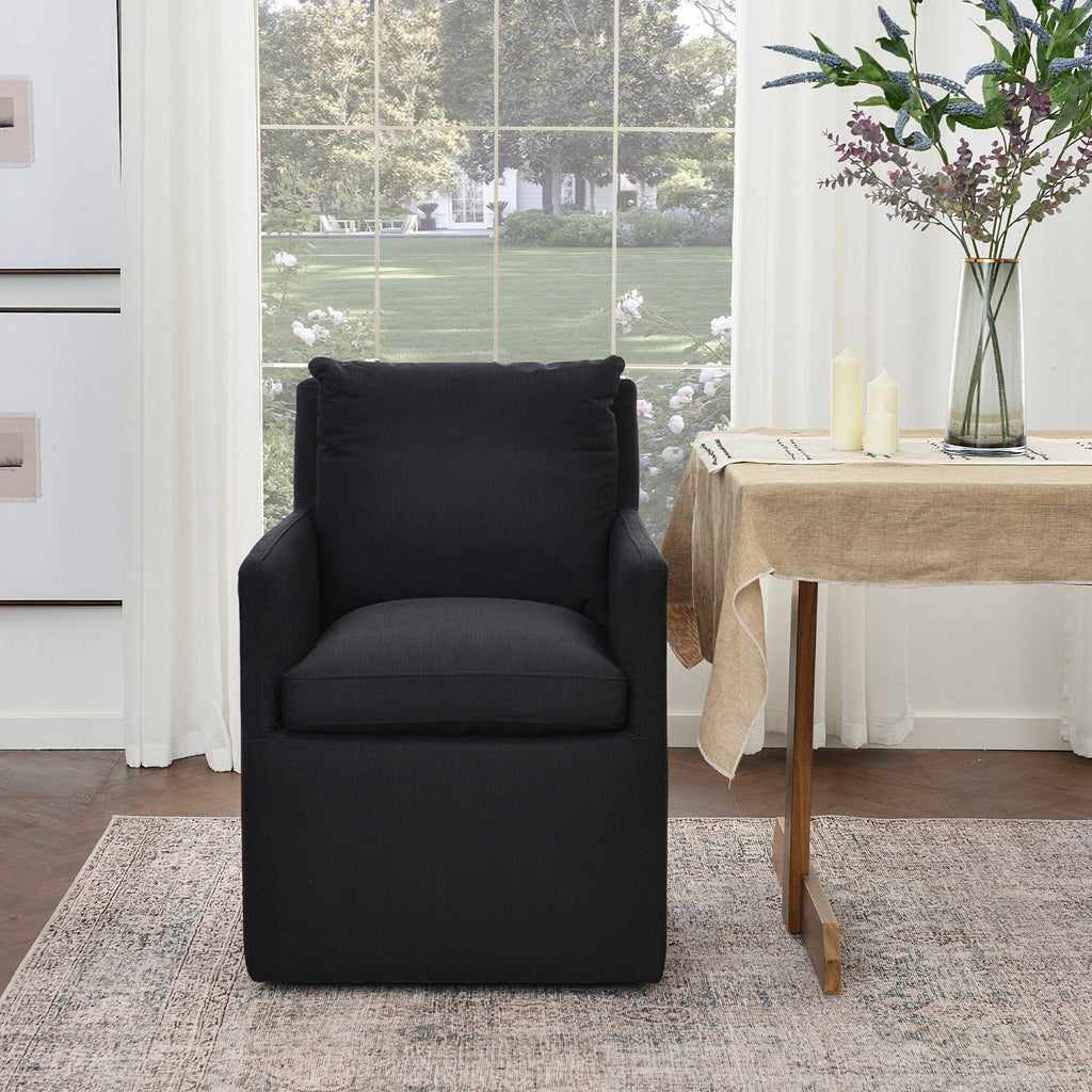 Sean Performance Linen Dining Chair