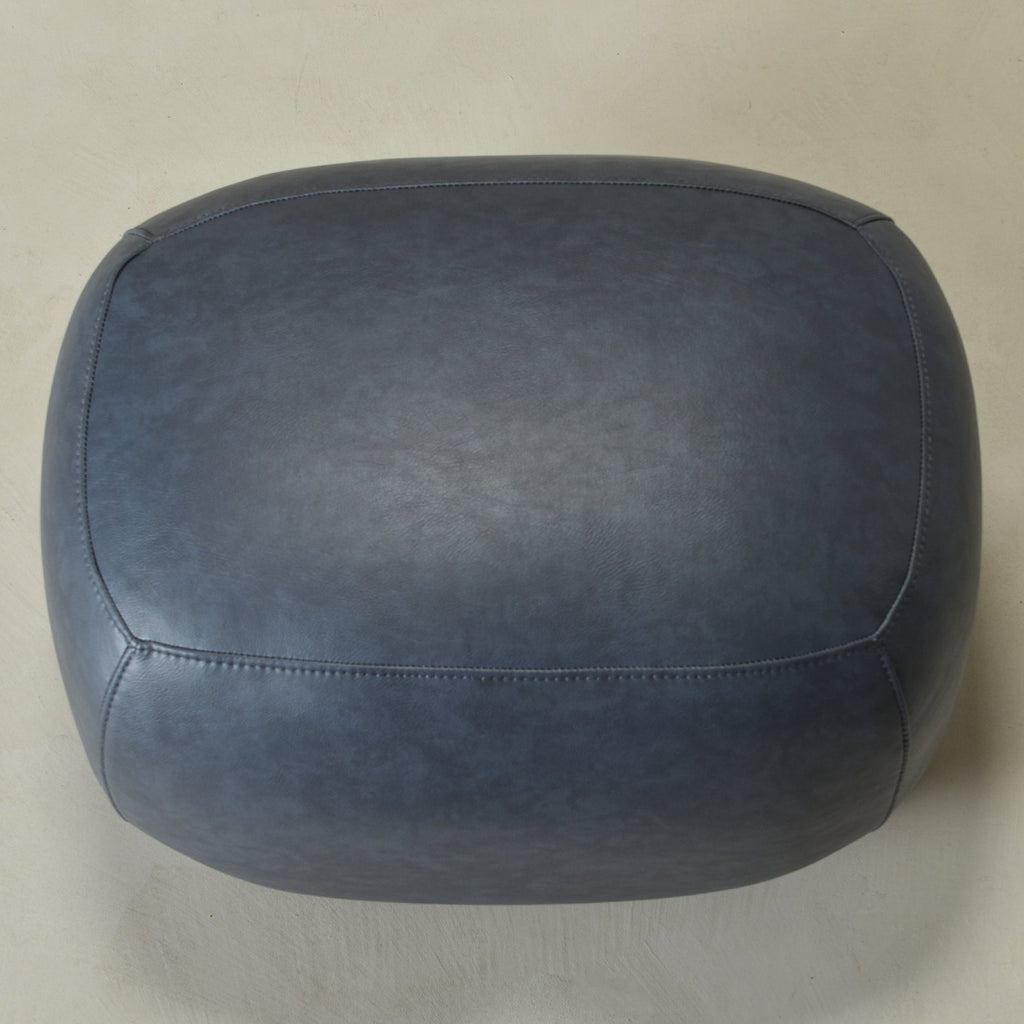Elmer Faux Leather Ottoman