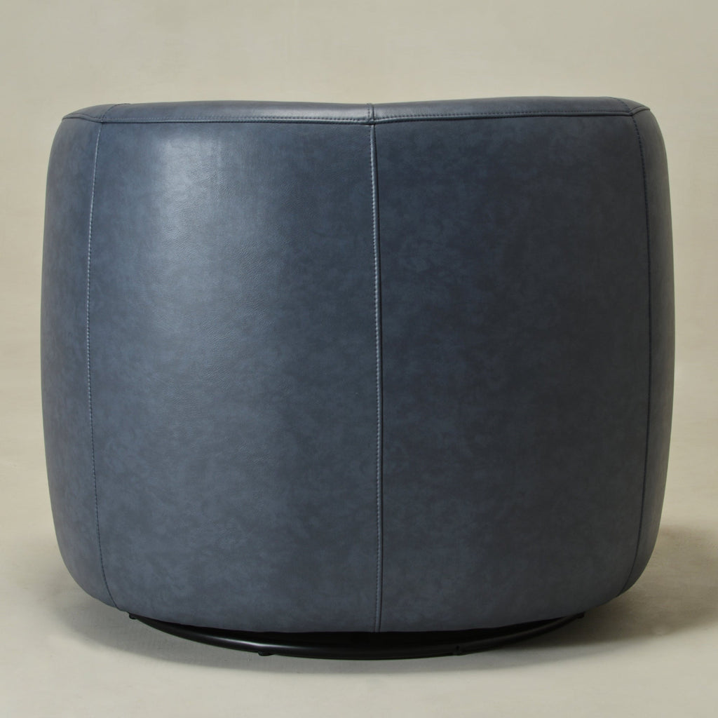 Ashlie Faux Leather Swivel Chair
