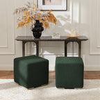 Ida Bouclé Square Ottoman