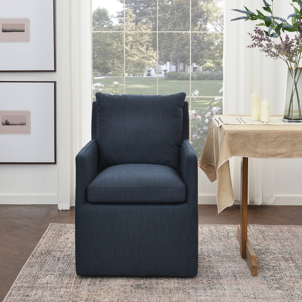 Sean Performance Linen Dining Chair