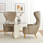 Letitia Faux Leather Wingback Chair