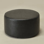 Elof Faux Leather Ottoman