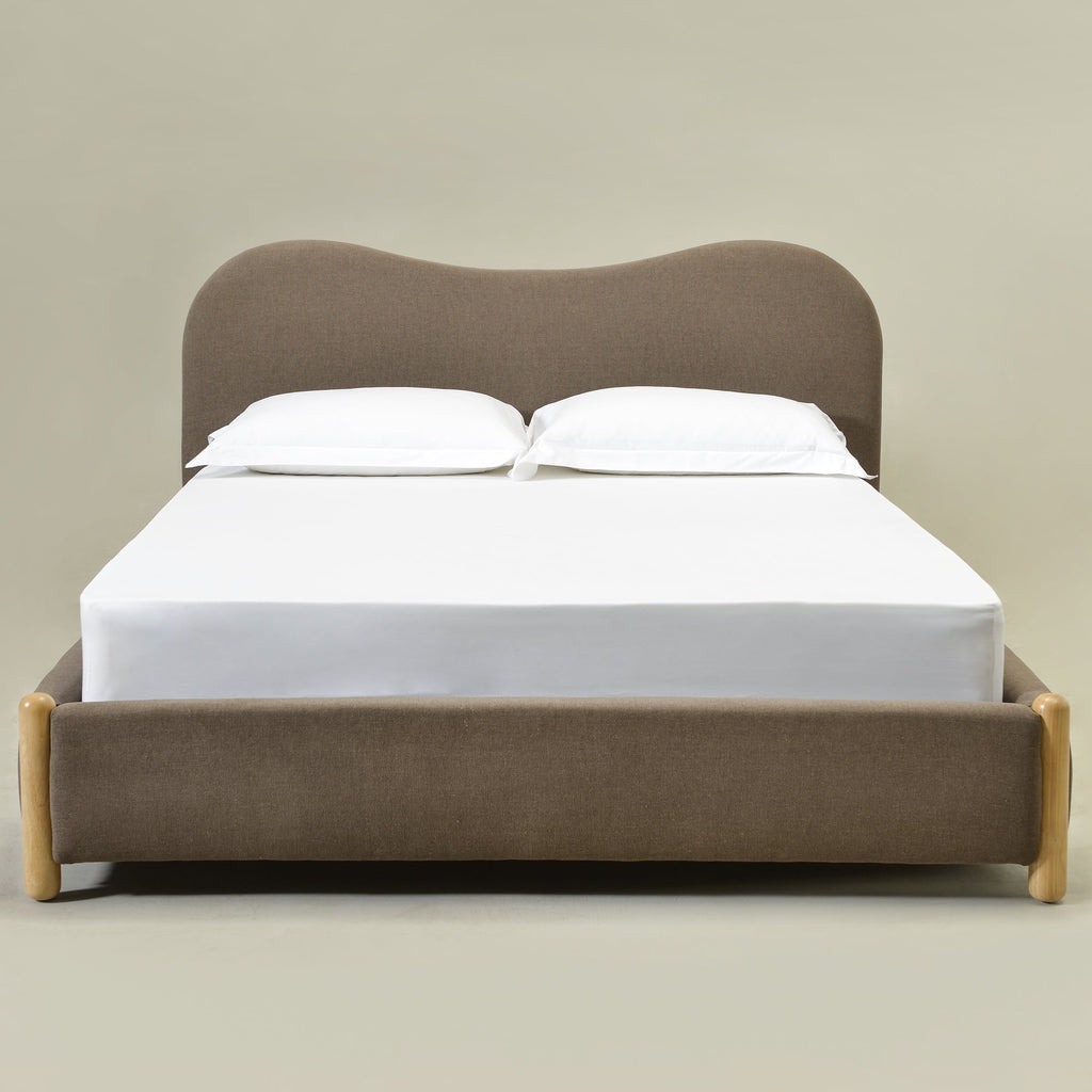 Dorothy Linen Platform Bed