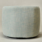 Ashlie Linen Swivel Barrel Chair