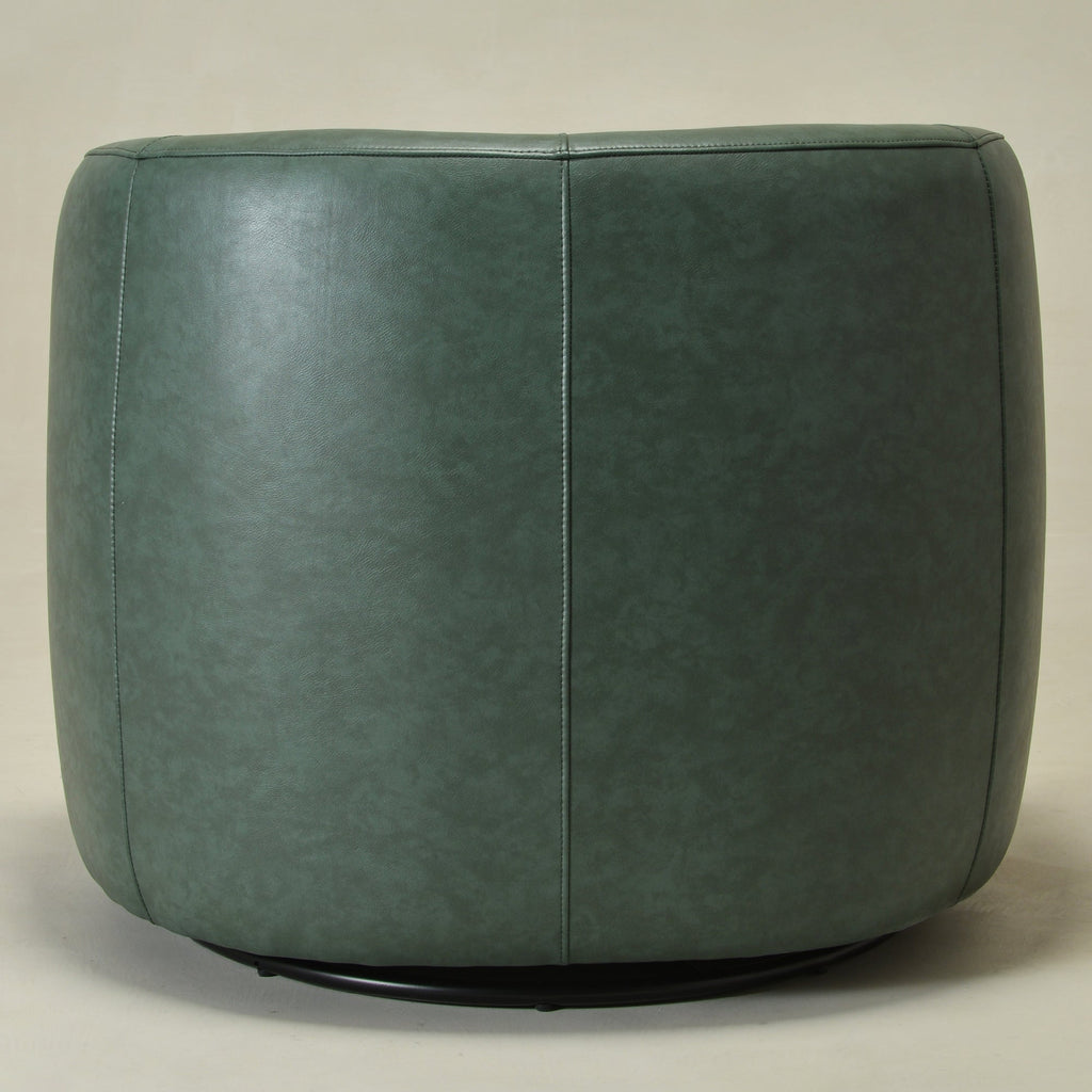 Ashlie Faux Leather Swivel Chair