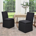 Diane Performance Dining Side Chair with Casters
