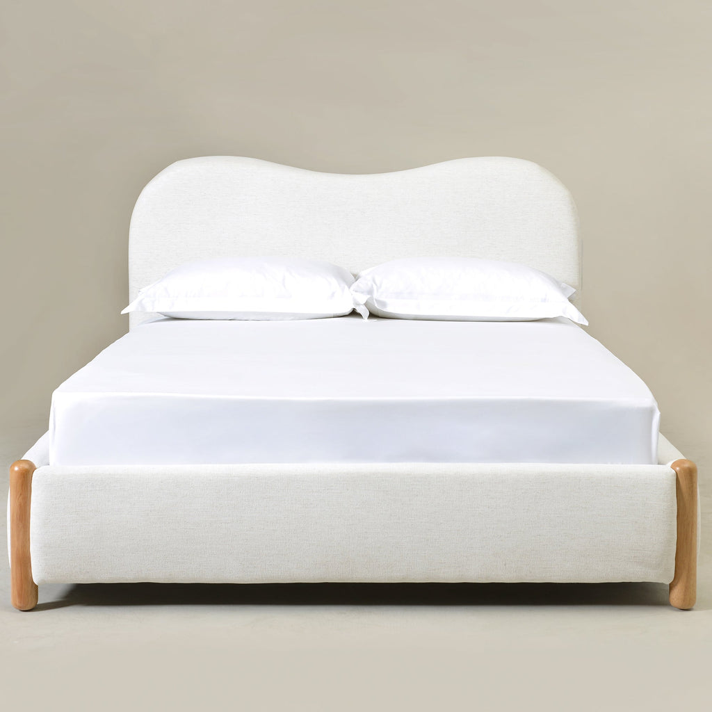 Dorothy Linen Platform Bed