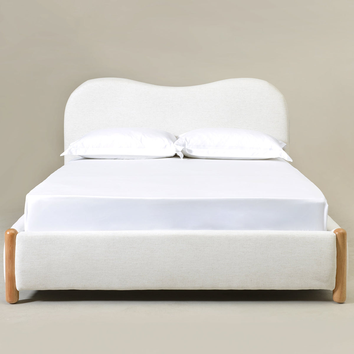 Dorothy Linen Platform Bed