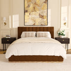 Agnes Bouclé Platform Bed