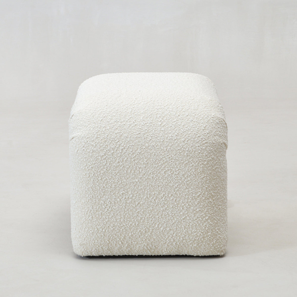 Norris Bouclé Ottoman
