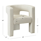 Herbert Modern Bouclé Armchair