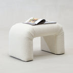Norris Bouclé Ottoman