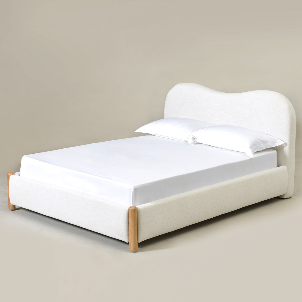 Dorothy Linen Platform Bed