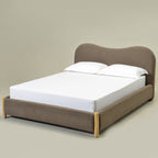 Dorothy Linen Platform Bed