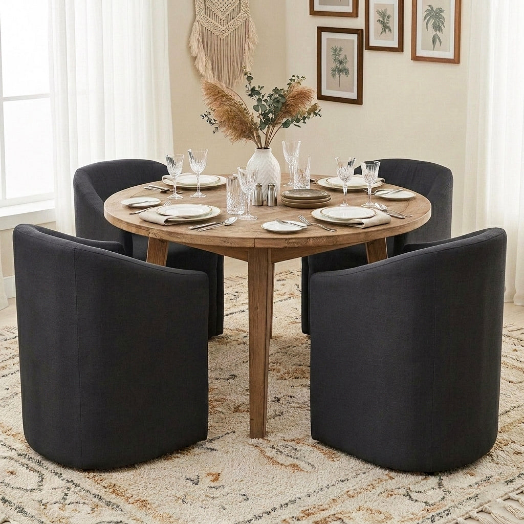 Rafa Performance Linen Dining Chair
