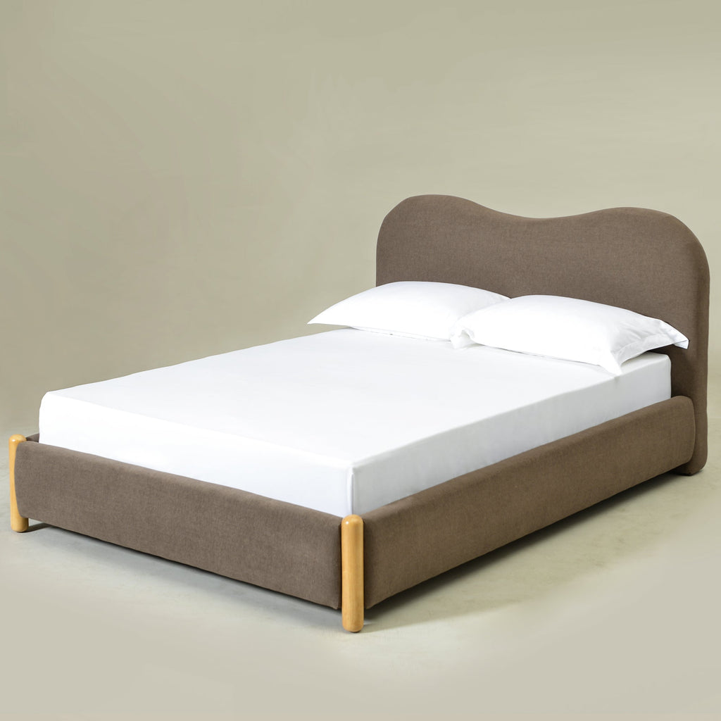 Dorothy Linen Platform Bed