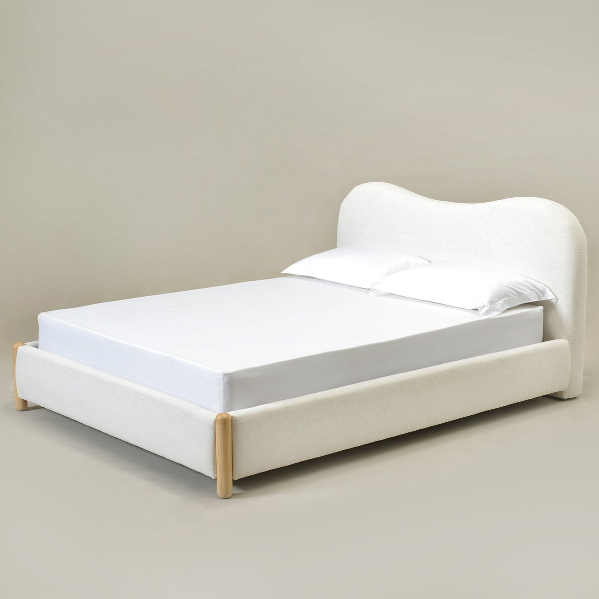 Dorothy Linen Platform Bed