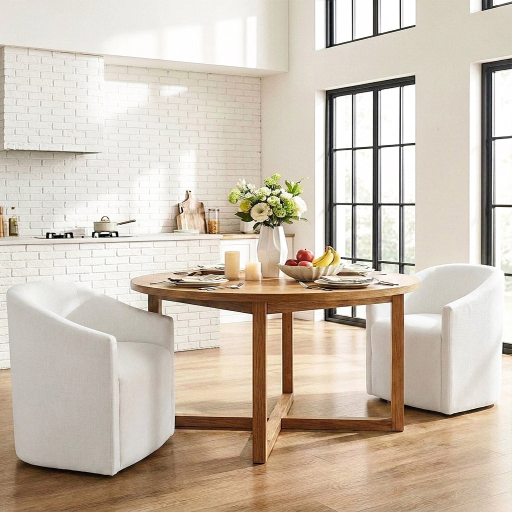 Rafa Performance Linen Dining Chair