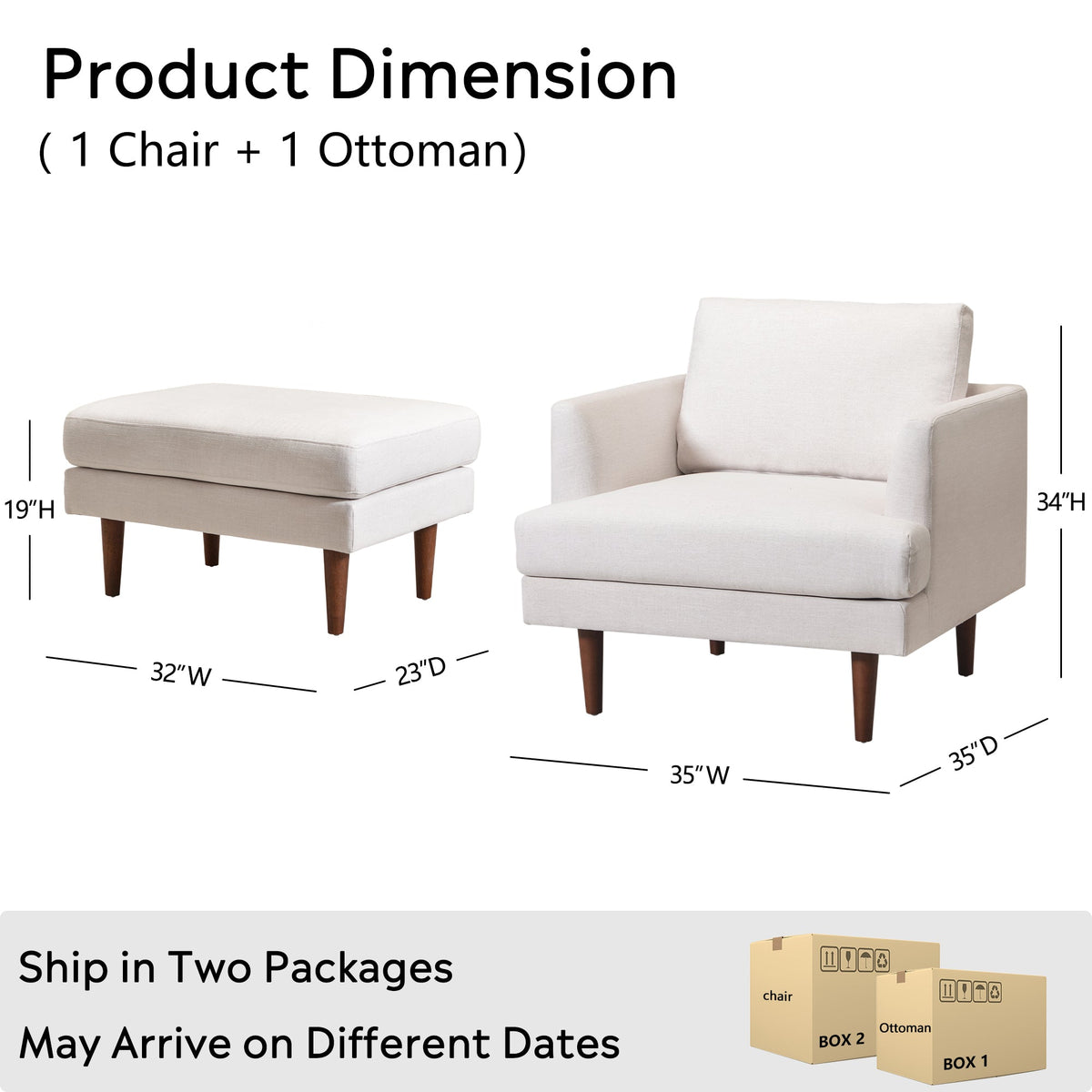 Samuel Tapered Linen ArmChair