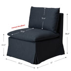 Nelly Slipcover Performance Dining Banquette
