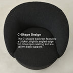 Everitte Bouclé Swivel Barrel Chair