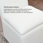 Diane Performance Dining Side Chair with Casters