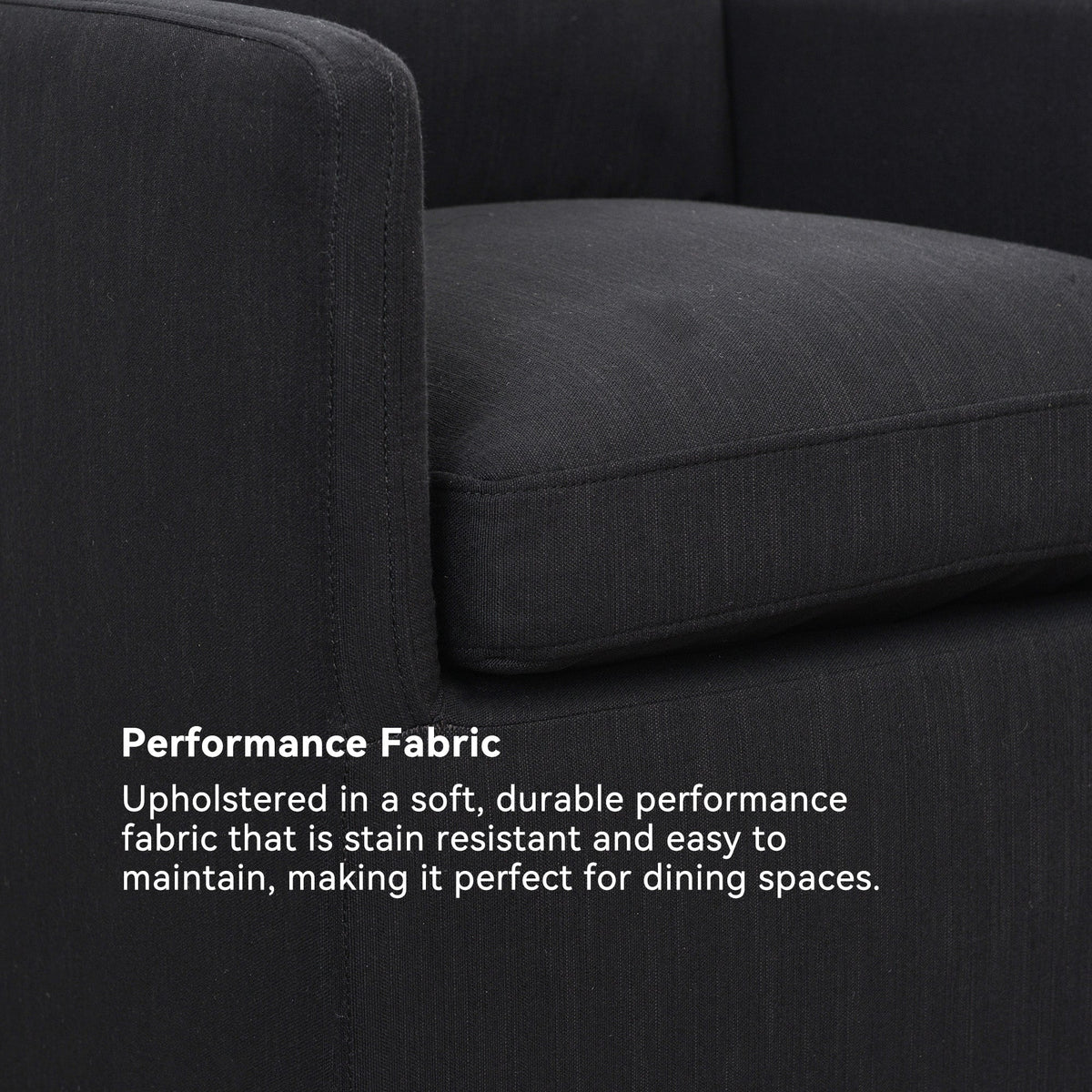 Sean Performance Linen Dining Chair