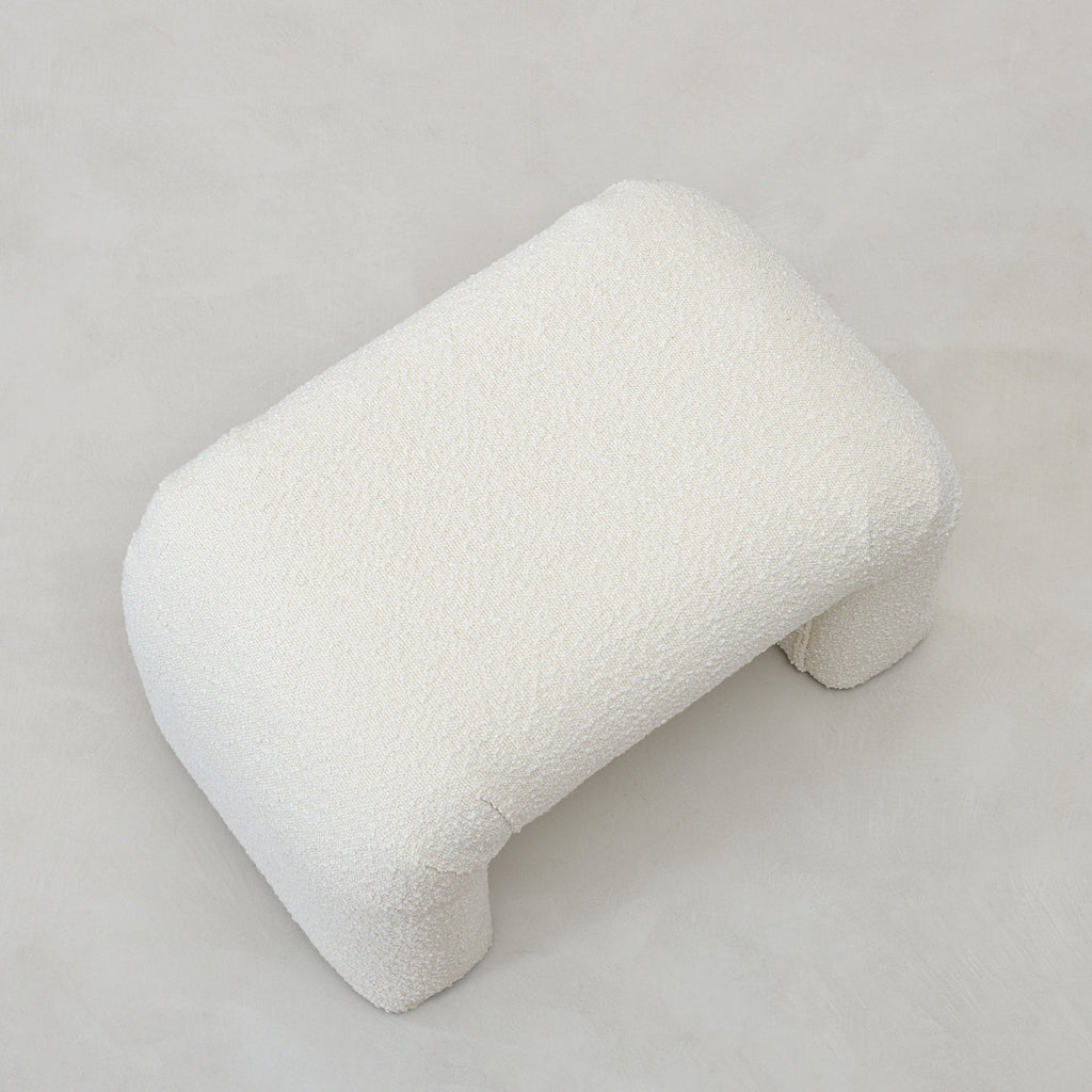Norris Bouclé Ottoman