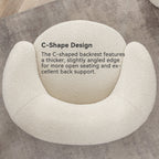 Everitte Bouclé Swivel Barrel Chair