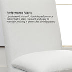 Diane Performance Dining Side Chair with Casters