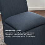 Diane Performance Dining Side Chair with Casters