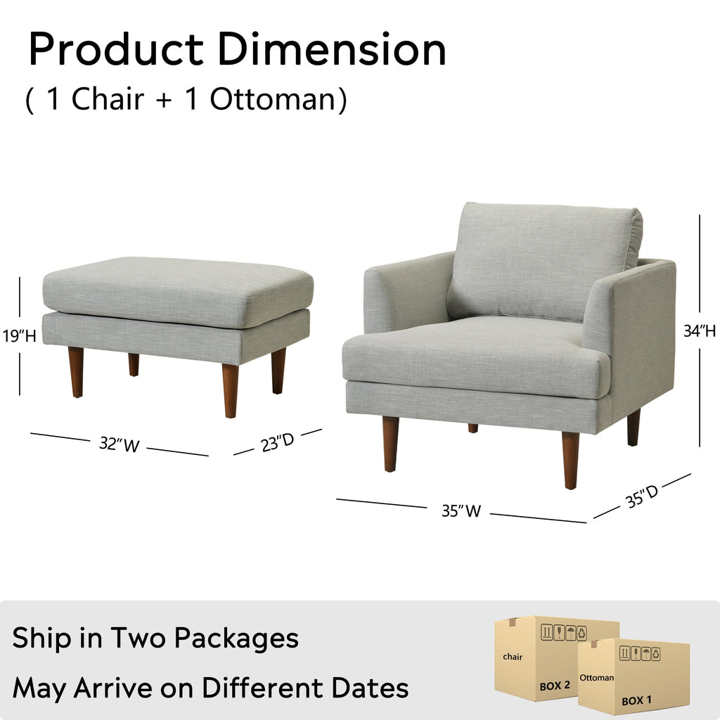 Samuel Upholstered Ottoman