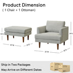 Samuel Upholstered Ottoman