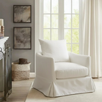 Eliza Slipcover Swivel Barrel Chair