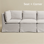 Nelly Slipcover Performance Dining Banquette