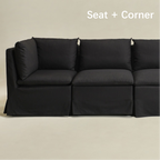 Nelly Slipcover Performance Dining Banquette