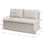 Nelly Slipcover Performance Dining Banquette