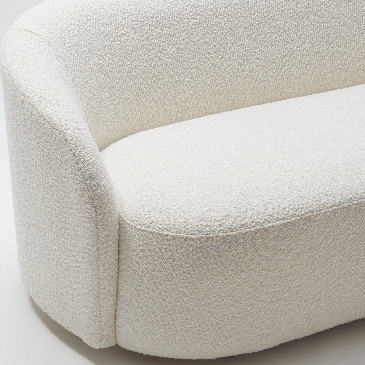 Everitte Bouclé Loveseat Sofa